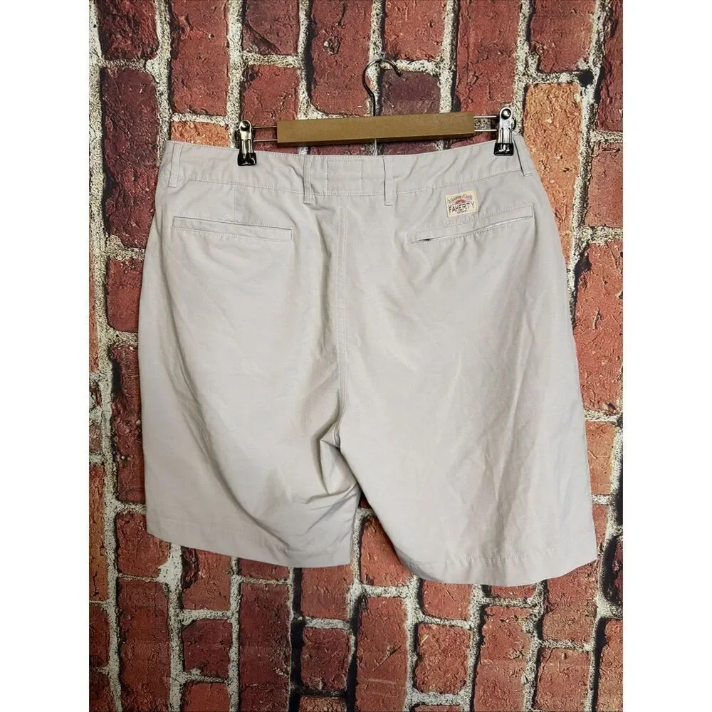 Faherty Men's Size 36 Khaki Essential Drawstring All Day 9